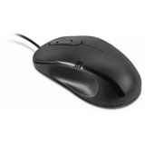 Inter-Tech M-3026 mouse Ambidestro USB tipo A Ottico 1000 DPI Nero, Ambidestro, Ottico, USB tipo A, 1000 DPI, Nero