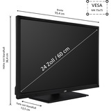 JVC LT-24VH5455, Televisore LED Nero