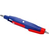KNIPEX Chiave per armadio di comando con perno, chiave combinata   blu/Rosso