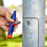 KNIPEX Chiave per armadio di comando con perno, chiave combinata   blu/Rosso