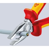 KNIPEX KP-0306180 Pinze, Pinze universali rosso/Giallo, Rosso/giallo, 18 cm, 264 g