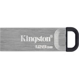 Kingston DataTraveler Kyson unità flash USB 128 GB USB tipo A 3.2 Gen 1 (3.1 Gen 1) Argento argento, 128 GB, USB tipo A, 3.2 Gen 1 (3.1 Gen 1), 200 MB/s, Senza coperchio, Argento