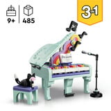 LEGO Creator Pianoforte decorativo 3 in 1 con gatto, Giochi di costruzione 