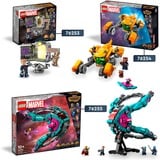 LEGO Marvel Super Heroes Marvel 76255 L’Astronave dei Nuovi Guardiani, Giocattolo da Costruire dei Guardiani della Galassia Volume 3 con Minifigure, Giochi di costruzione Giocattolo da Costruire dei Guardiani della Galassia Volume 3 con Minifigure, Set da costruzione, 10 anno/i, Plastica, 1108 pz, 1,58 kg