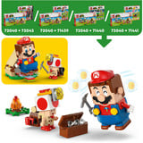 LEGO Super Mario 72040 In Campeggio con Capitan Toad, Giocattolo Interattivo con 3 Figure, Tenda, Ponte, Regalo Bambini 6+, Giochi di costruzione Giocattolo Interattivo con 3 Figure, Tenda, Ponte, Regalo Bambini 6+, Set da costruzione, 6 anno/i, Plastica, 159 pz, 247 g