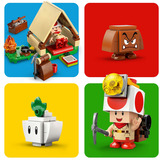 LEGO Super Mario 72040 In Campeggio con Capitan Toad, Giocattolo Interattivo con 3 Figure, Tenda, Ponte, Regalo Bambini 6+, Giochi di costruzione Giocattolo Interattivo con 3 Figure, Tenda, Ponte, Regalo Bambini 6+, Set da costruzione, 6 anno/i, Plastica, 159 pz, 247 g