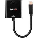 Lindy 43269 adattatore grafico USB 3840 x 2160 Pixel Nero, Convertitore Nero, USB tipo-C, Uscite Displayport, 3840 x 2160 Pixel