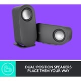 Logitech Z407 40 W Grafite 2.1 canali, Altoparlante Nero, 2.1 canali, 40 W, Universale, Grafite, 80 W, Wireless