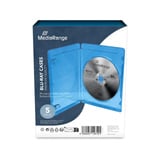 MediaRange BOX38 custodia CD/DVD Custodia Blu-ray 1 dischi Blu, Custodia protettiva Custodia Blu-ray, 1 dischi, Blu, Plastica, 120 mm, 134 mm, Vendita al dettaglio