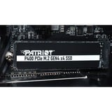 Patriot P400 M.2 1000 GB PCI Express 4.0 NVMe, Disco a stato solido Nero/Bianco, 1000 GB, M.2