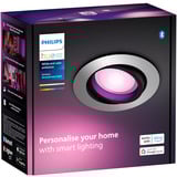Philips Hue White & Color Ambiance Centura Faretto da Incasso, Luce LED argento