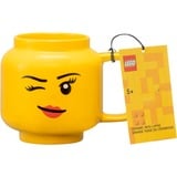 Room Copenhagen Tazza in ceramica LEGO Winking Girl, grande giallo