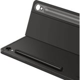 SAMSUNG EF-DX720 QWERTZ Tedesco Pin Pogo Nero, Custodia per tablet Nero, QWERTZ, Tedesco, Touchpad, Samsung, Galaxy Tab S9, Galaxy Tab S9 FE, Nero