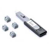 SMARTKEEPER ESSENTIAL Blocco porta RJ11 (MNL04) + Chiave di blocco Mini (U04), Serratura da infilare 