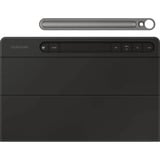 Samsung EF-DX720 QWERTZ Tedesco Pin Pogo Nero, Custodia per tablet Nero, QWERTZ, Tedesco, Touchpad, Samsung, Galaxy Tab S9, Galaxy Tab S9 FE, Nero