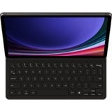 Samsung EF-DX720 QWERTZ Tedesco Pin Pogo Nero, Custodia per tablet Nero, QWERTZ, Tedesco, Touchpad, Samsung, Galaxy Tab S9, Galaxy Tab S9 FE, Nero