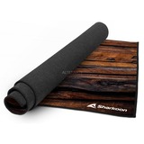 Sharkoon SKILLER SFM12 Wood Floor Mat, Tappetino protettivo marrone