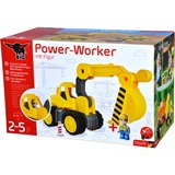 Simba Power-Worker Digger + Figurine,  veicolo da gioco giallo/grigio, Digger, 2 anno/i, Giallo
