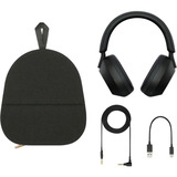 Sony WH-1000XM5 + Softcase, Cuffie Nero