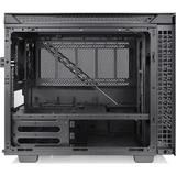 Thermaltake Divider 200 TG Air Micro Micro Tower Nero Nero, Micro Tower, PC, Nero, SPCC, Vetro temperato, Giocare, Blu, Verde, Rosso