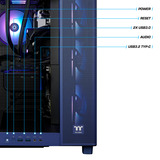 Thermaltake FTW V380XL 9070XT, PC Gaming viola/trasparente