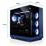 Thermaltake PC-000117-DE, PC Gaming viola/trasparente