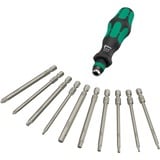 Wera 9532 Set da officina per rivettatrice catene, 20 pezzi, Set di strumenti Nero/Verde