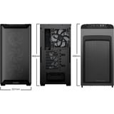 be quiet! Pure Base 501 LX Black Midi Tower Nero, Chassis Tower Nero, Midi Tower, PC, Nero, ATX, micro ATX, Mini-ATX, Acrilonitrile butadiene stirene (ABS), Vetro, Acciaio, Multi