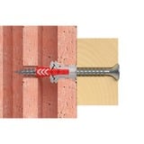 fischer DUOPOWER 8x40, 570549, Tassello grigio chiaro/Rosso