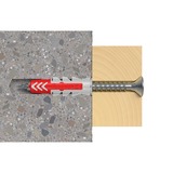 fischer Tassello DUOPOWER 8x40 BigBox grigio chiaro/Rosso