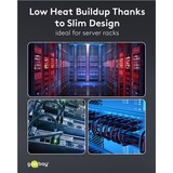 goobay Cavo patch ultraflessibile Cat.6a slim, U/UTP bianco