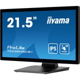 iiyama T2238MSC-B1, Monitor LED Nero (opaco)