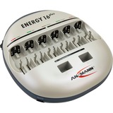 Ansmann Energy 16+ Carica batterie, Caricabatterie 9v, Stilo AA, Mini Stilo AAA, C, D