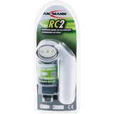 Ansmann RC2 Nero, Argento Torcia a mano LED, Torcia elettrica bianco/Nero, Torcia a mano, Nero, Argento, LED, 3 lampada(e), 12 lm, 20 m