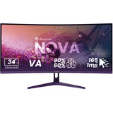 Arozzi Nova 34T2K165, Monitor di gioco viola