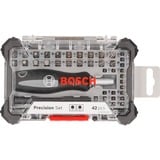 Bosch Set di punte per cacciavite PB SDB, con punte di precisione e standard, Set di bit grigio/Nero