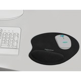 DeLOCK Tappetino per mouse ergonomico con supporto per polso in gel Nero
