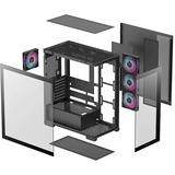 DeepCool R-CG580-BKADA4-G-1, Chassis Tower Nero
