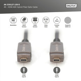 Digitus AK-330127-150-S, Cavo Nero