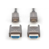 Digitus Cavo ibrido in fibra ottica HDMI / Micro HDMI AOC, UHD 4K Nero