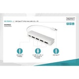 Digitus DA-70242-1, Hub USB argento