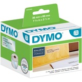 Dymo LW - Etichette indirizzi grandi - 36 x 89 mm - S0722410 Trasparente, Etichetta per stampante autoadesiva, Plastica, Permanente, Rettangolo, LabelWriter