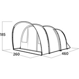 Easy Camp 120496 Skarvan 4, Tenda grigio