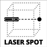 Einhell Livella laser Nero/Rosso, 5 m, 20 m, Livella lineare/puntiforme, Nero, Rosso, 110 mm, 200 mm