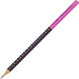 Faber-Castell Faber Bleistift Grip 2001 Two Tone sw/pink Nero/Rosa