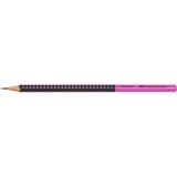 Faber-Castell Faber Bleistift Grip 2001 Two Tone sw/pink Nero/Rosa