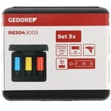 GEDORE R63043003 bussola e set di bussole rosso/Nero, 830 g, 47 mm