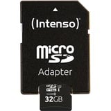 Intenso 32GB microSDHC UHS-I Classe 10, Scheda di memoria 32 GB, MicroSDHC, Classe 10, UHS-I, 90 MB/s, Class 1 (U1)