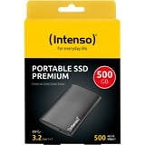 Intenso SSD esterna Premium 500 GB, Disco a stato solido Nero