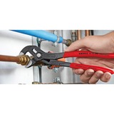 KNIPEX 87 01 250 Pinza regolabile per tubi, Tubi, pinza regolabile Nero/Rosso, Pinze a becco di pappagallo, Plastica, Rosso, 25 cm, 335 g